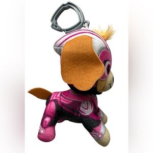 4” PAW Patrol: The Mighty Movie, Skye Plush Toy with Keychain Clip